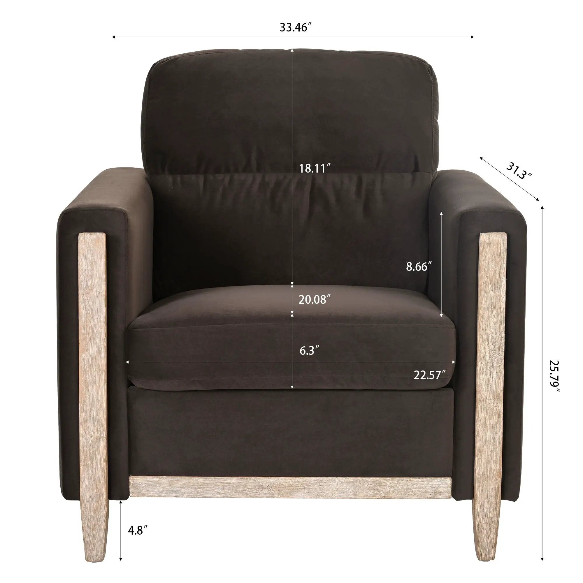 1 Seater Sofa by Unique Piece Furniture