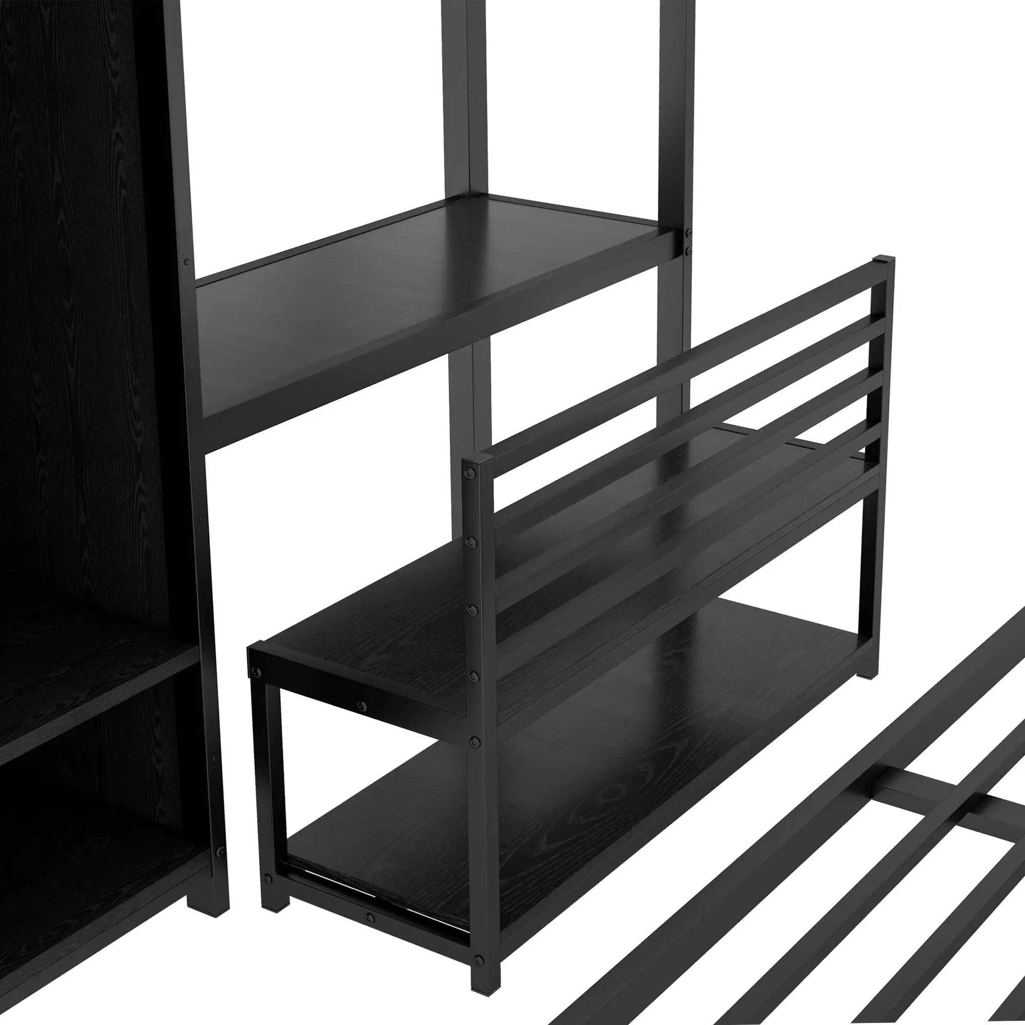 Queen Over Queen Size Bunk Bed Frame by HouseOfZazla