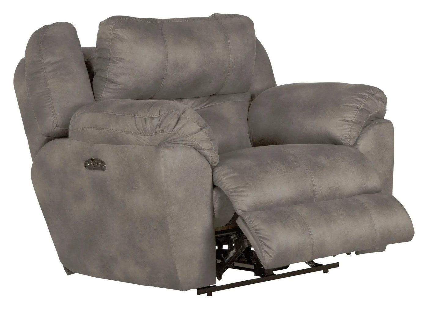Ferrington - Power Lay Flat Recliner with Power Adjustable Headrest by Unique Piece Furniture