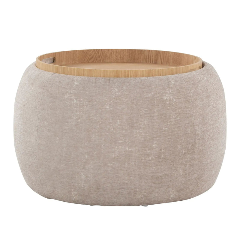 Tray - Pouf Contemporary Ottoman by Unique Piece Furniture