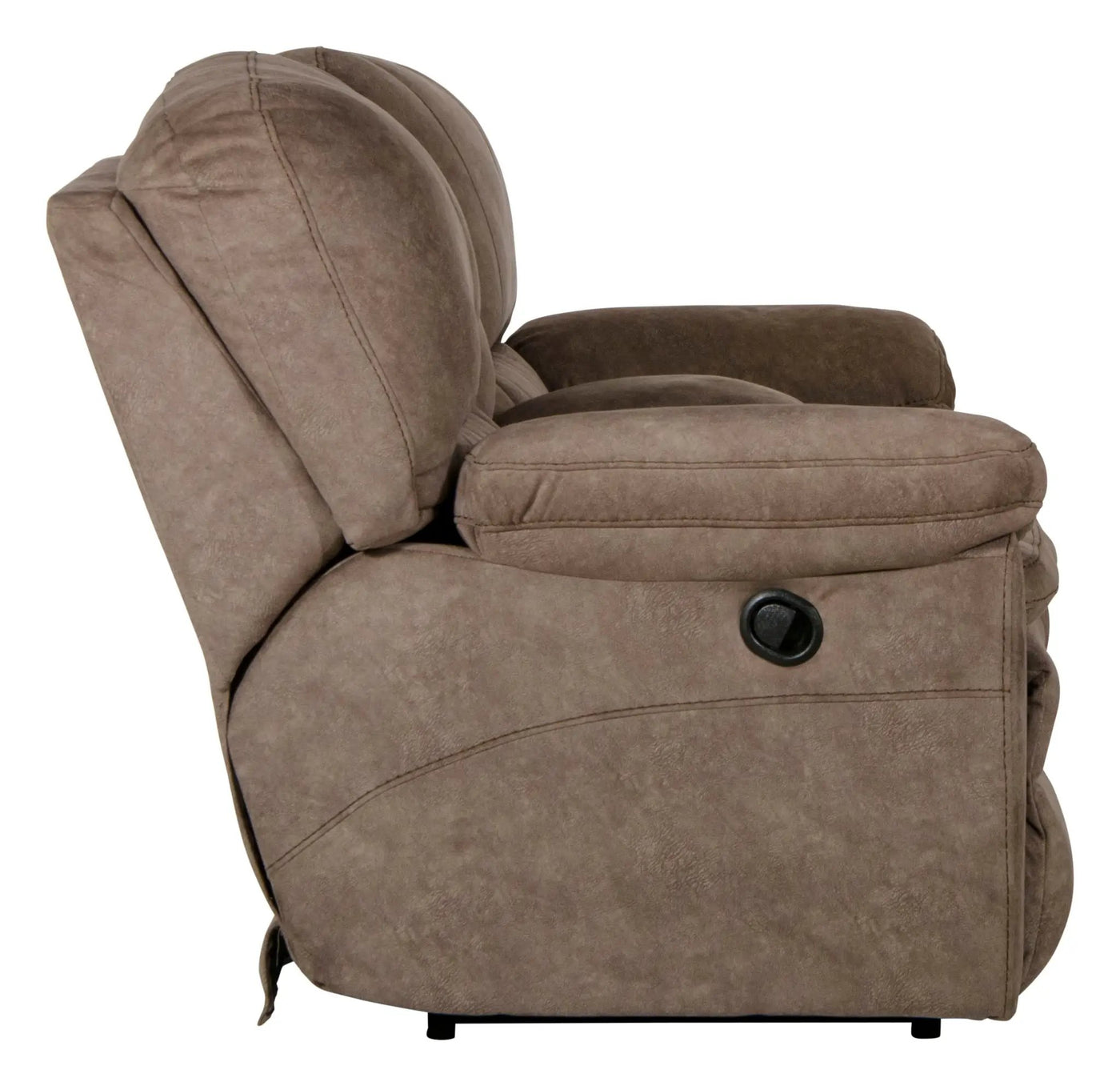 Reyes - Lay Flat Reclining Console Loveseat With Storage & Cupholders by Unique Piece Furniture