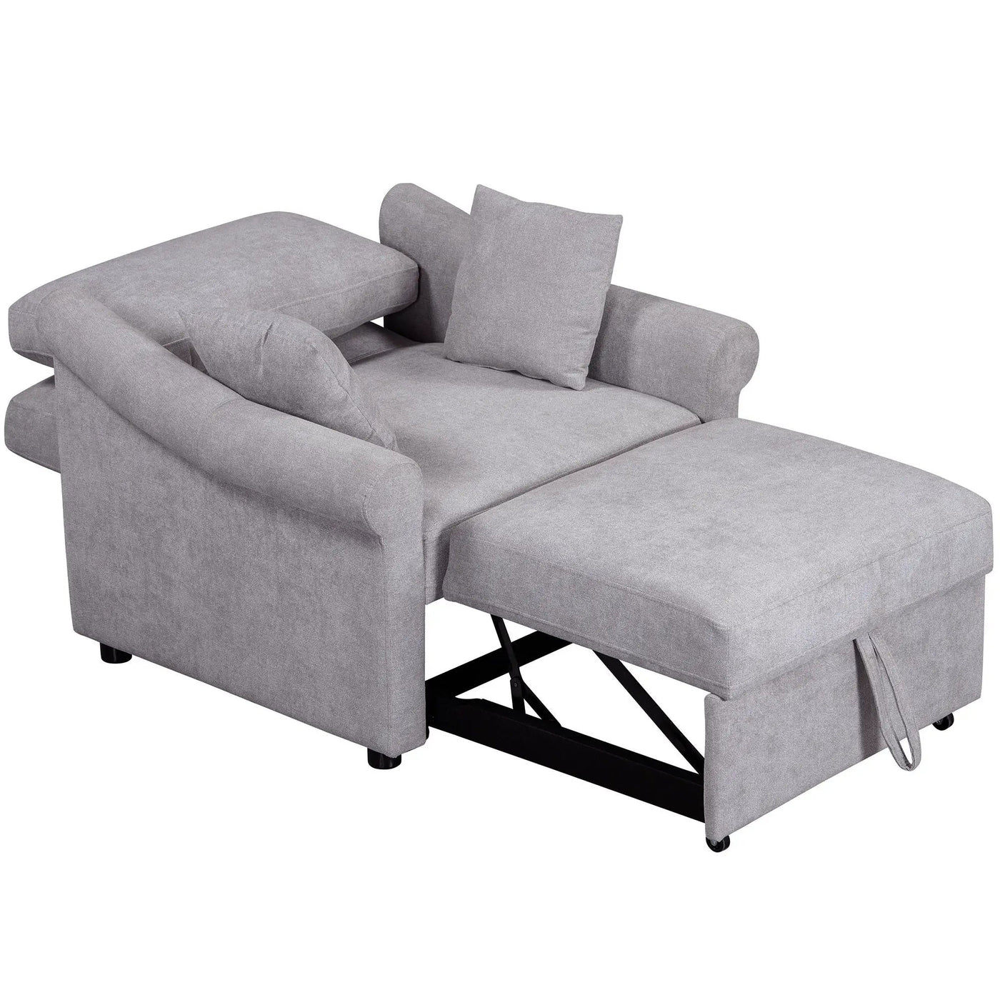 Convertible Sleeper Chair With Adjustable Backrest by HouseOfZazla