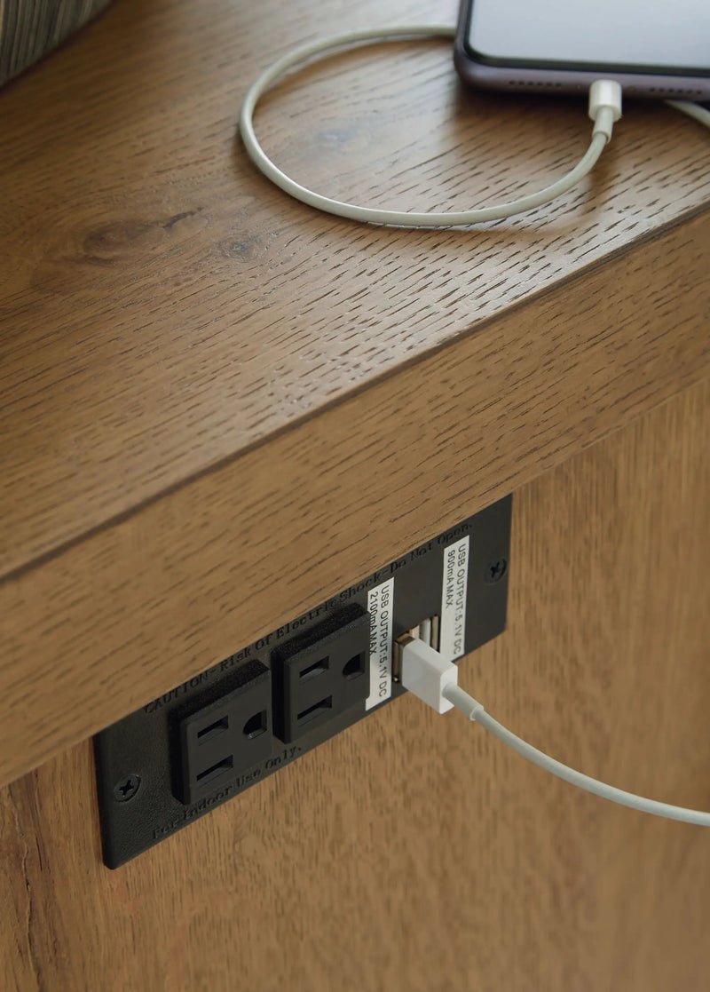 Brinstead - Chair Side End Table - Light Brown by Unique Piece Furniture