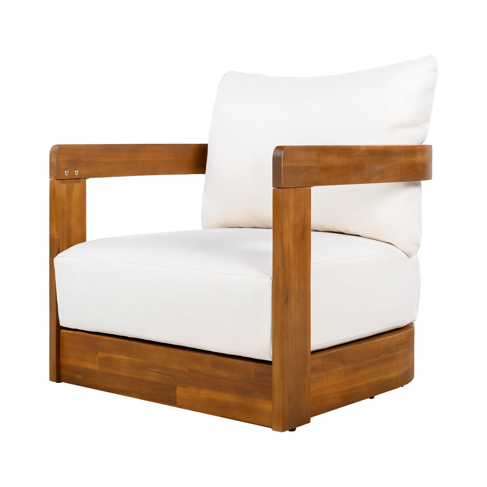Premium Acacia Wood Outdoor Club Chair by HouseOfZazla