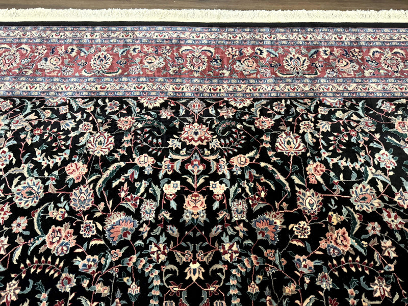 Large Sino Persian Rug 10x15, Floral Allover, Hand Knotted Wool Carpet, Fine by Jewel Rugs