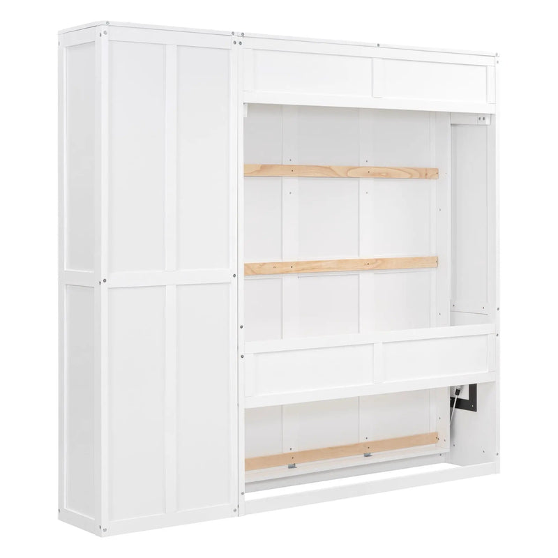 Murphy Wall Bed With Shelves by HouseOfZazla
