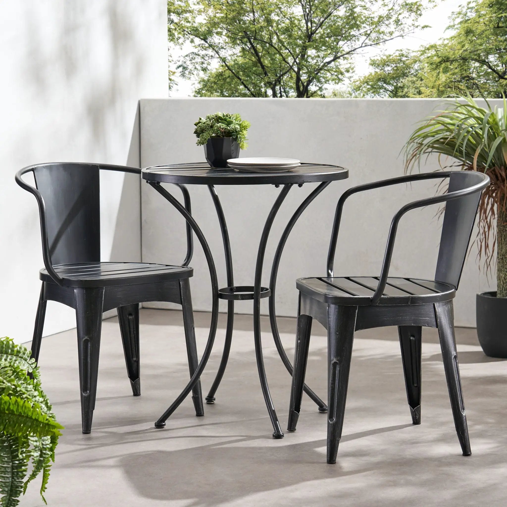 Yearn - 3 Piece Bistro Set With Table And 2 Chairs by HouseOfZazla
