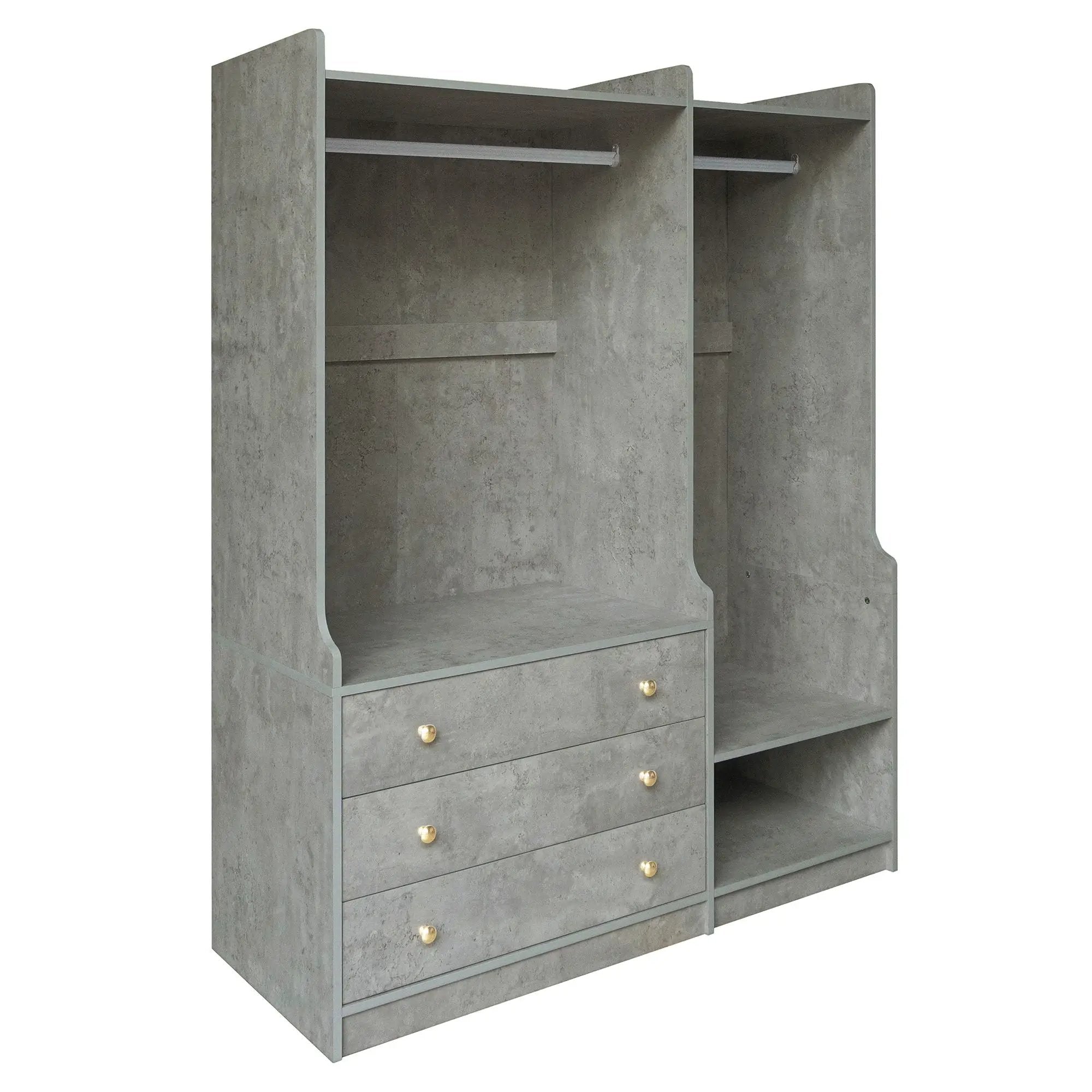 Open Wardrobe Storage For Bedroom by HouseOfZazla
