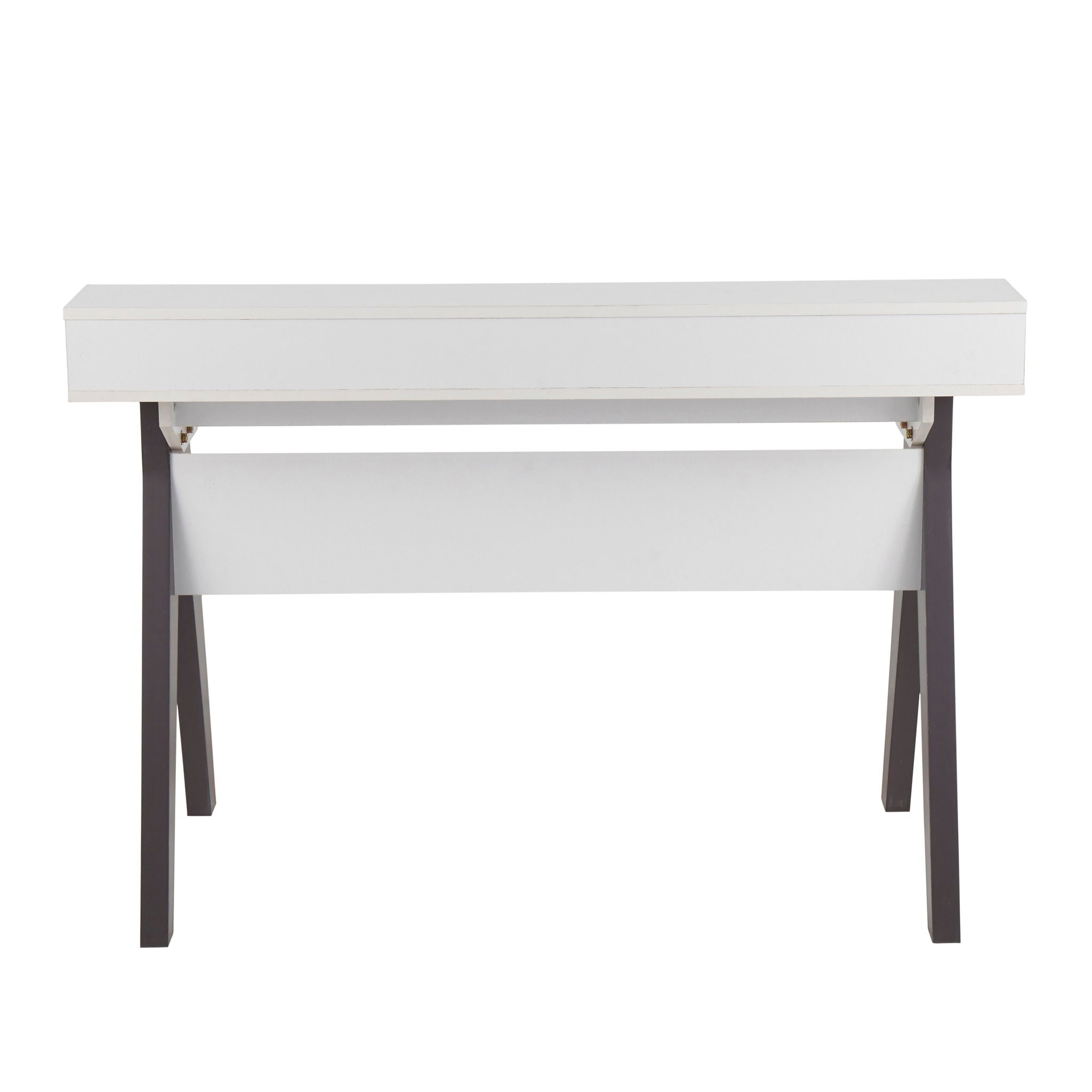 Wishbone - Contemporary Desk - Gray / White by HouseOfZazla