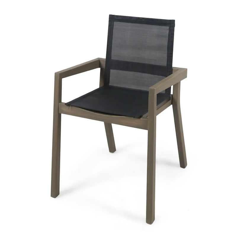 Belfast - Dining Chair With Acacia Wood Frame And Seating (Set of 2) by HouseOfZazla
