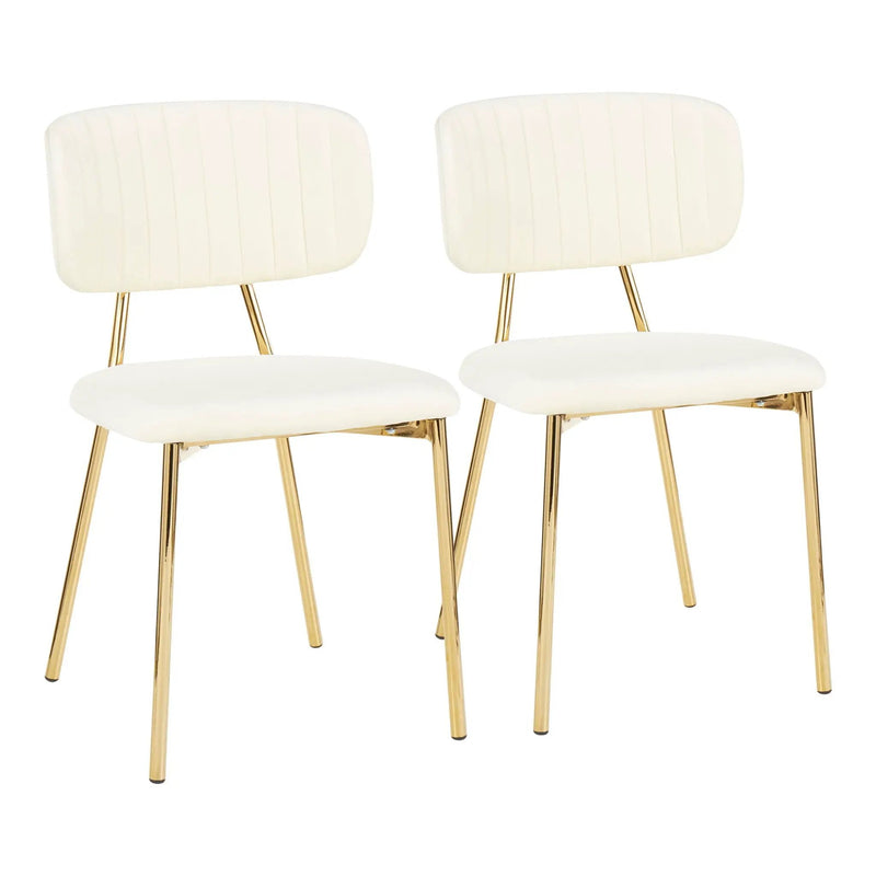 Bouton - Contemporary / Glam Chair (Set of 2) by HouseOfZazla