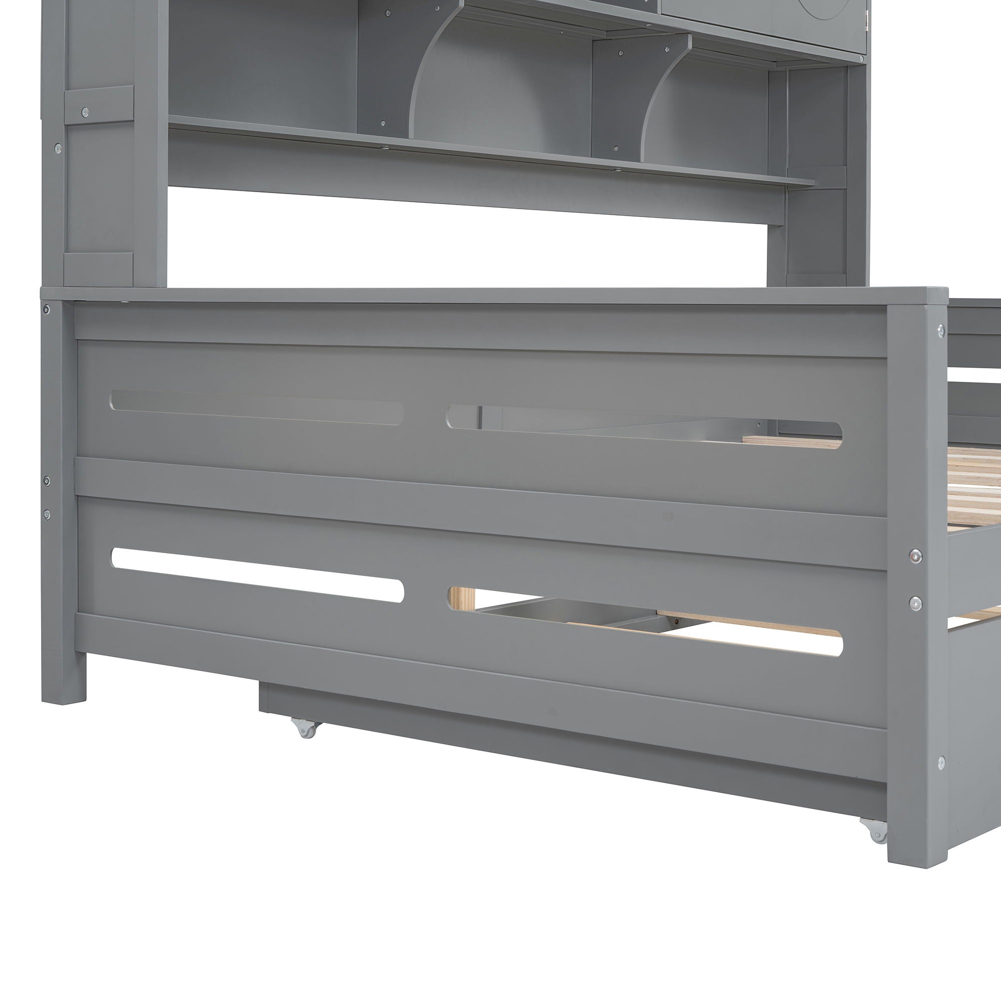 Daybed With All-In-One Cabinet And Shelf by HouseOfZazla