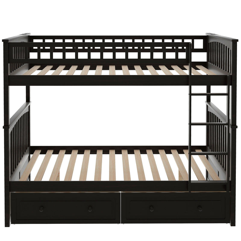 Bunk Bed With Drawers, Convertible Design by HouseOfZazla