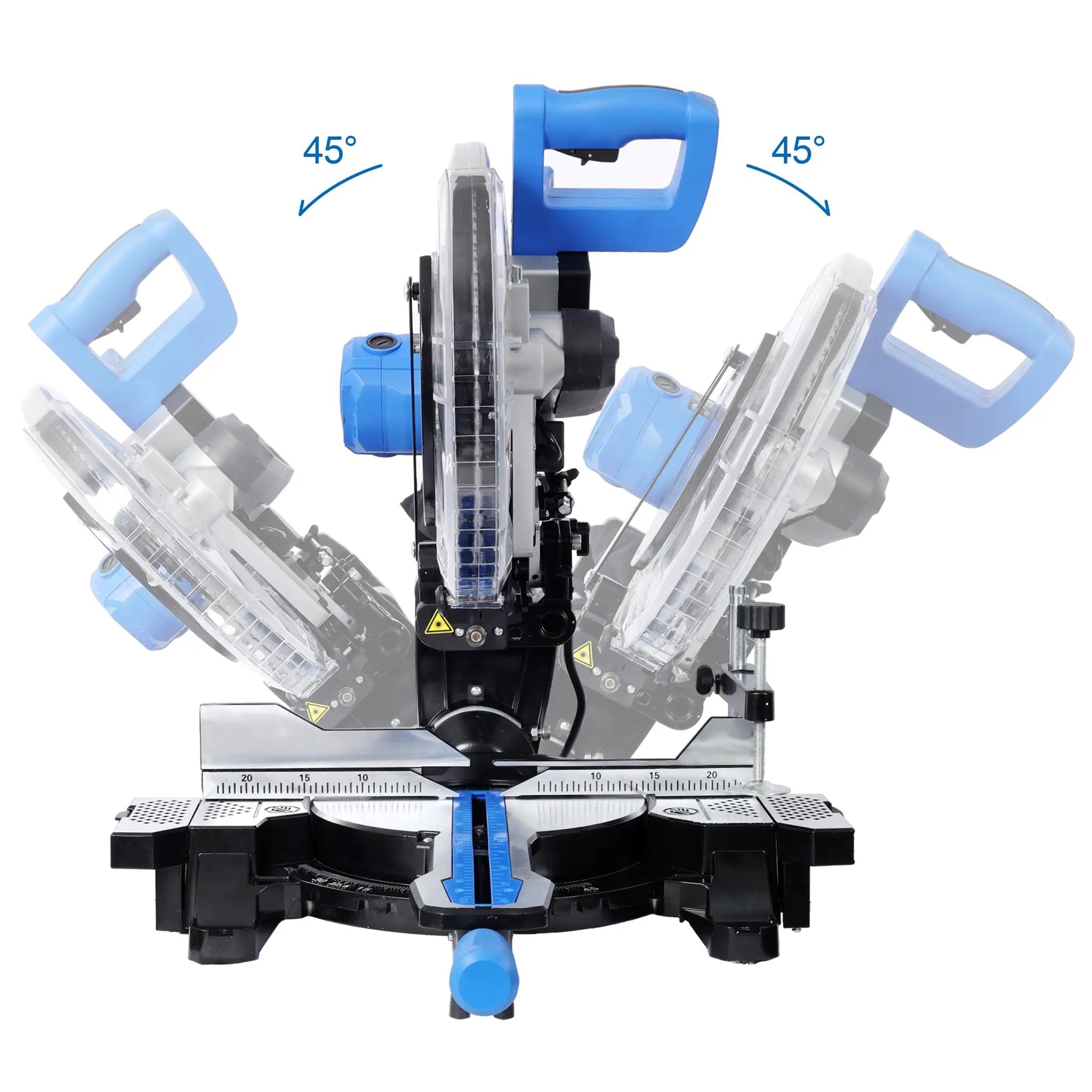 12 Inch Dual Bevel Sliding Miter Saw with Laser Guide by HouseOfZazla