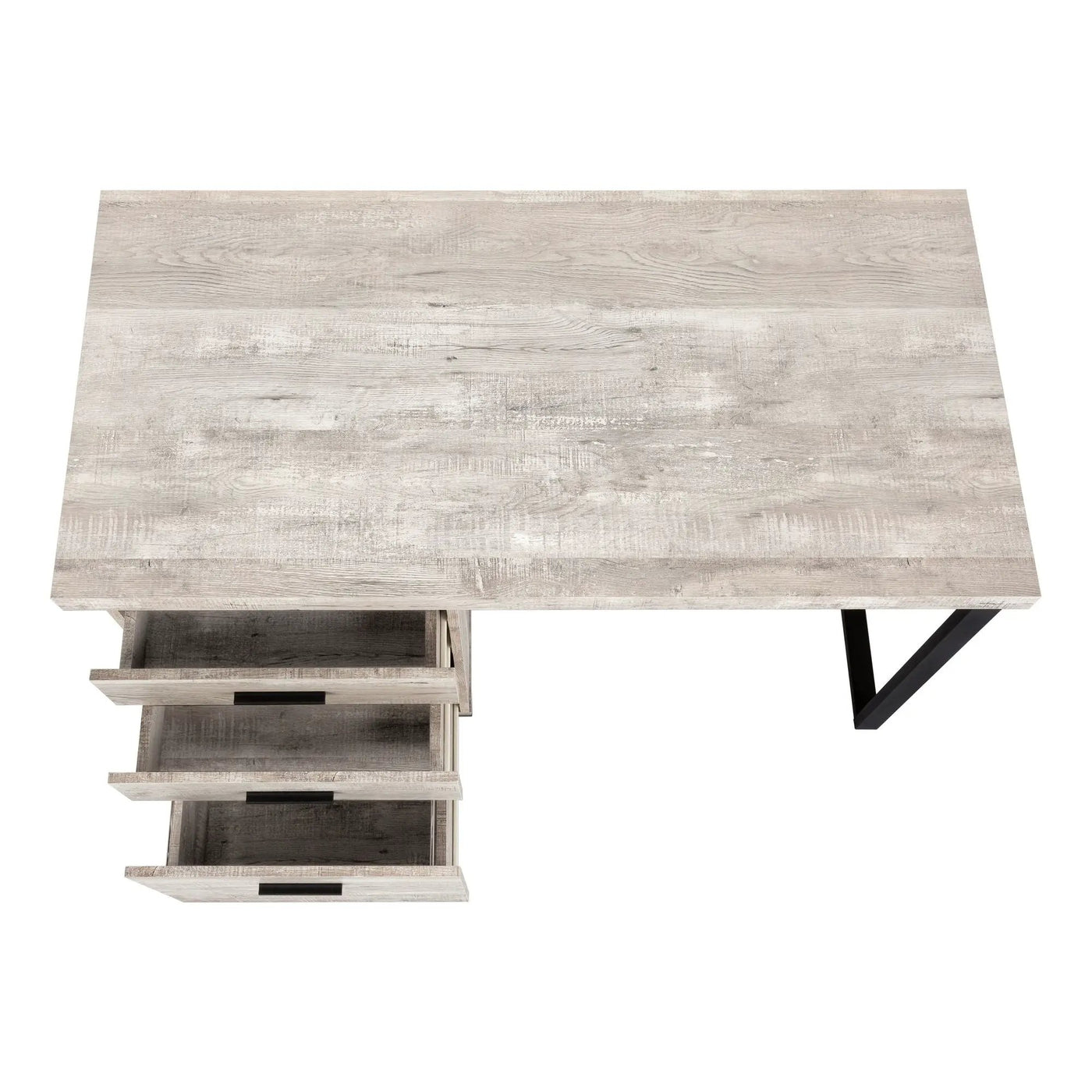 Computer Desk For Home Office, Left, Right Set - Up, Ample Storage Drawers by Unique Piece Furniture