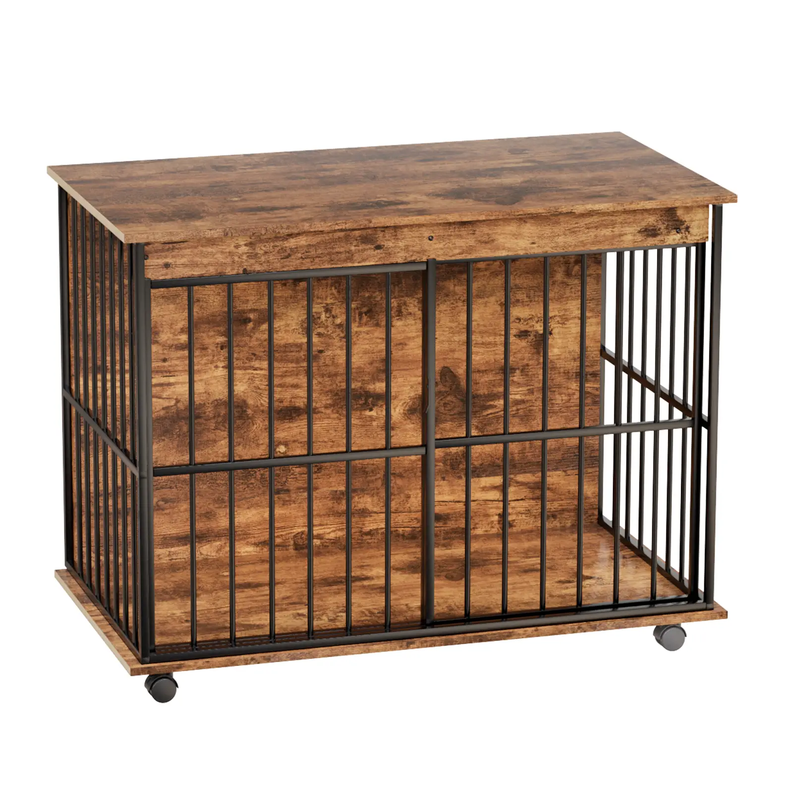 Large Wooden Dog Crate Furniture by HouseOfZazla