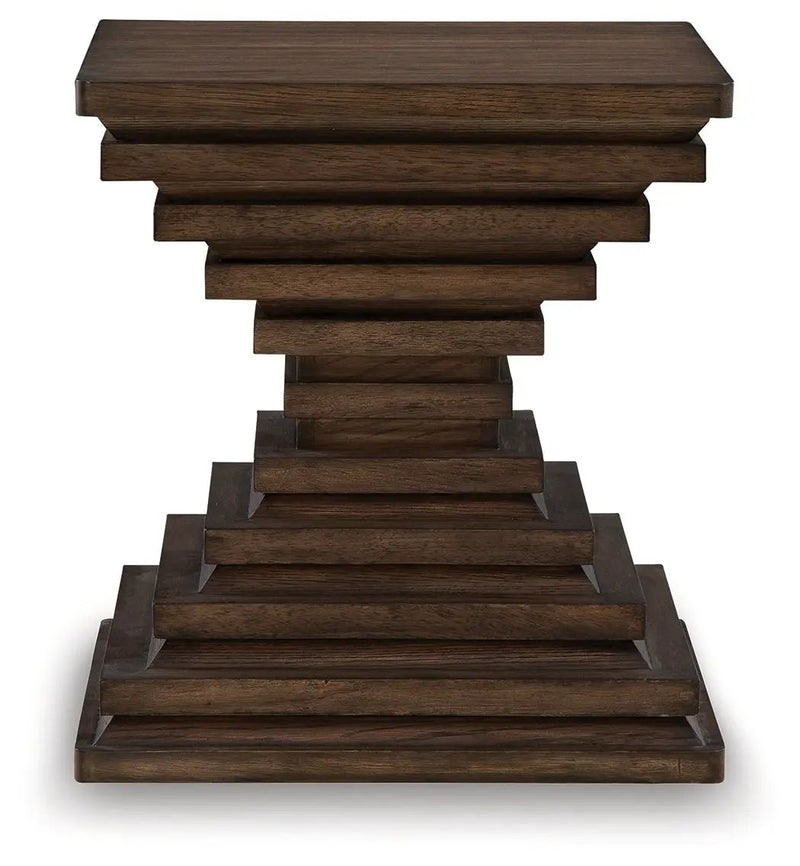 Hannodream - Square End Table - Warm Brown by Unique Piece Furniture