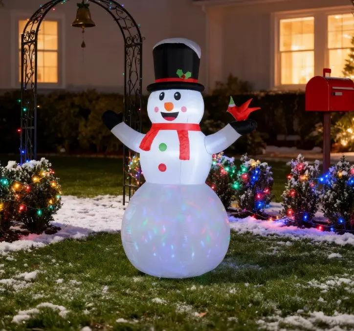 Giant Inflatable Christmas Snowman by HouseOfZazla