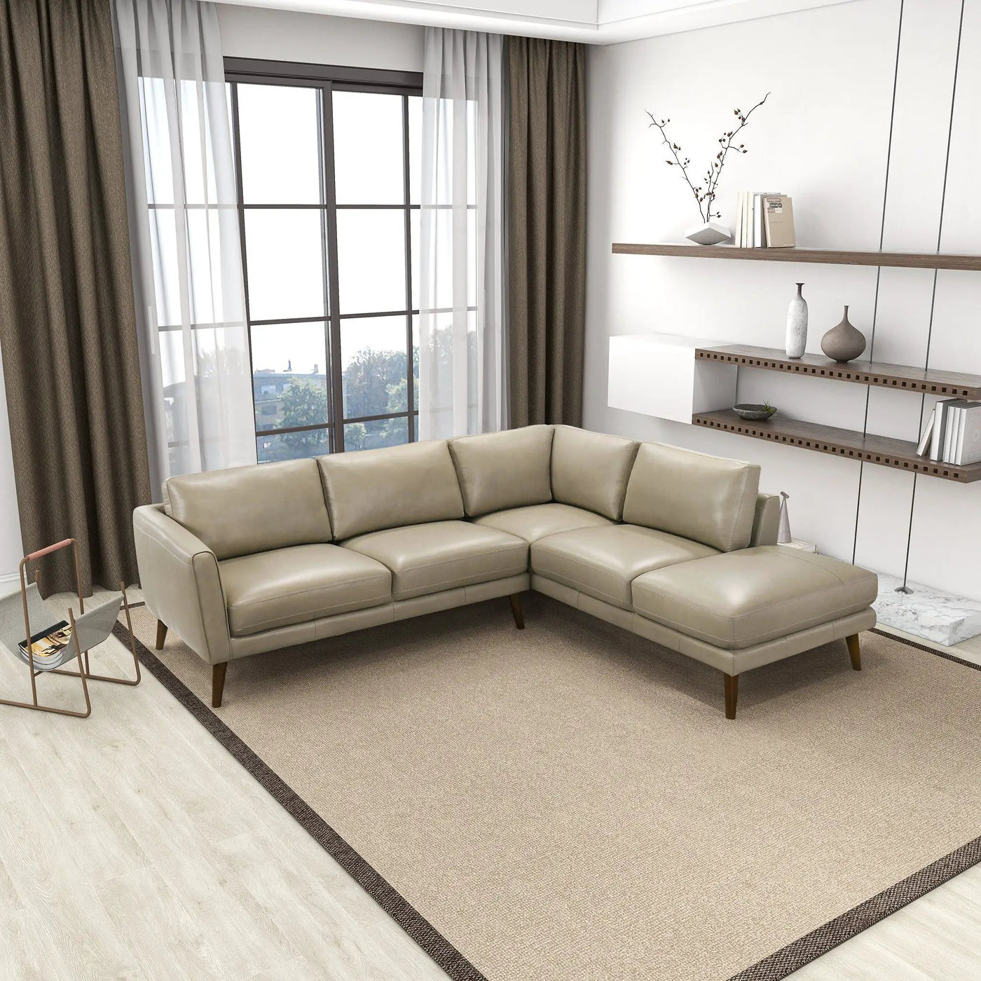 Benson - Sectional Sofa With Chaise by HouseOfZazla