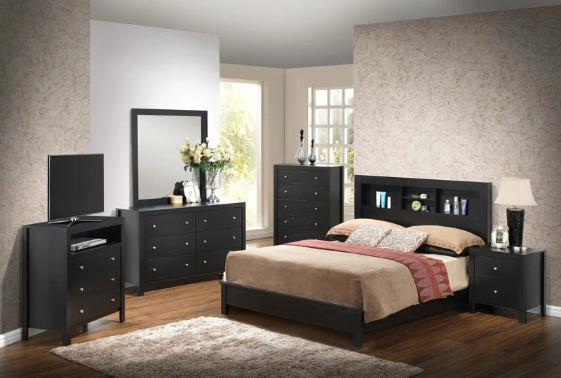 Bed With Transitional Design Stylish by HouseOfZazla