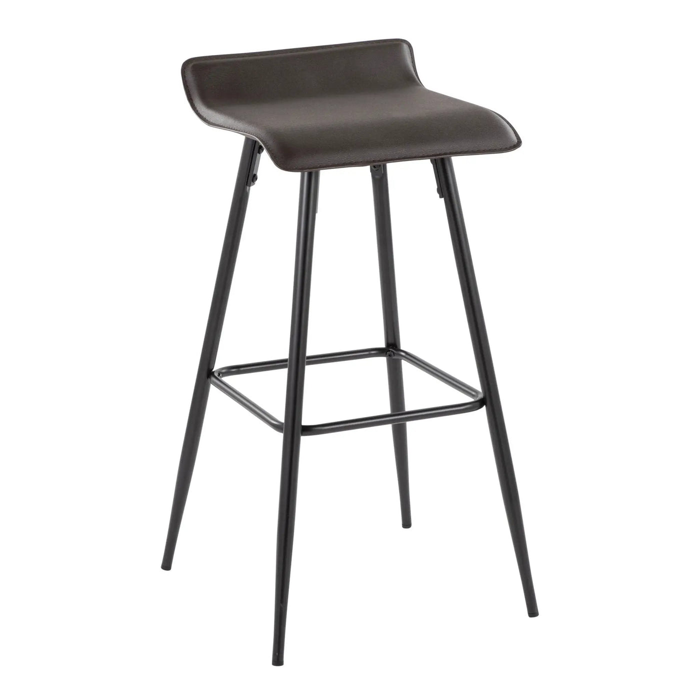 Ale - Contemporary Fixed-Height Bar Stool (Set of 2) by HouseOfZazla