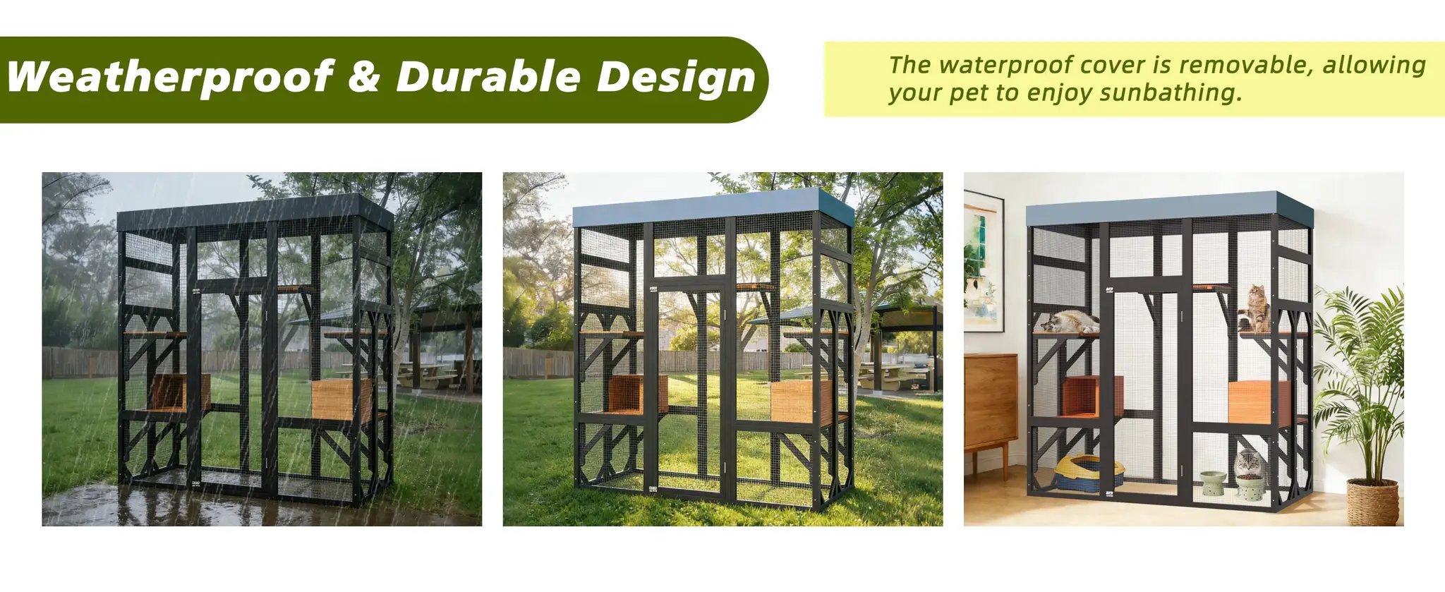 62.6" Solid Wood Pet Enclosure by HouseOfZazla