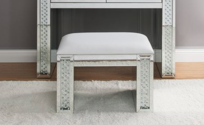 Nysa Rectangular Armless Stool by HouseOfZazla