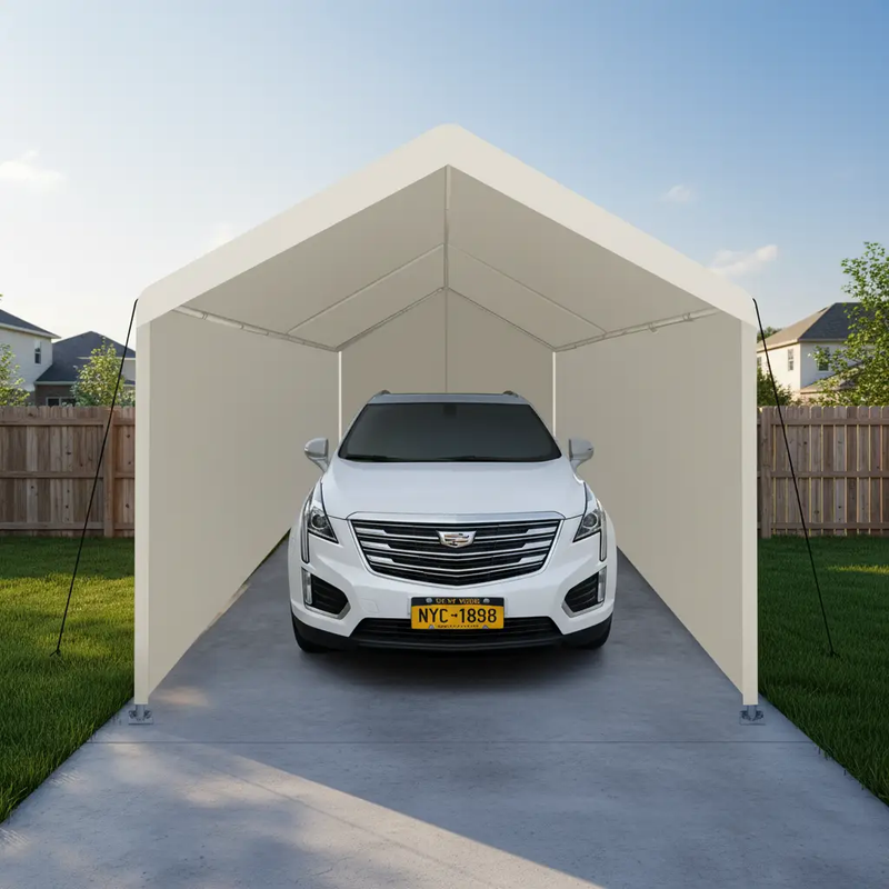 Carport, 12×20 Heavy Duty Portable Carport Garage Tent for Outdoor Storage Shelter by HouseOfZazla