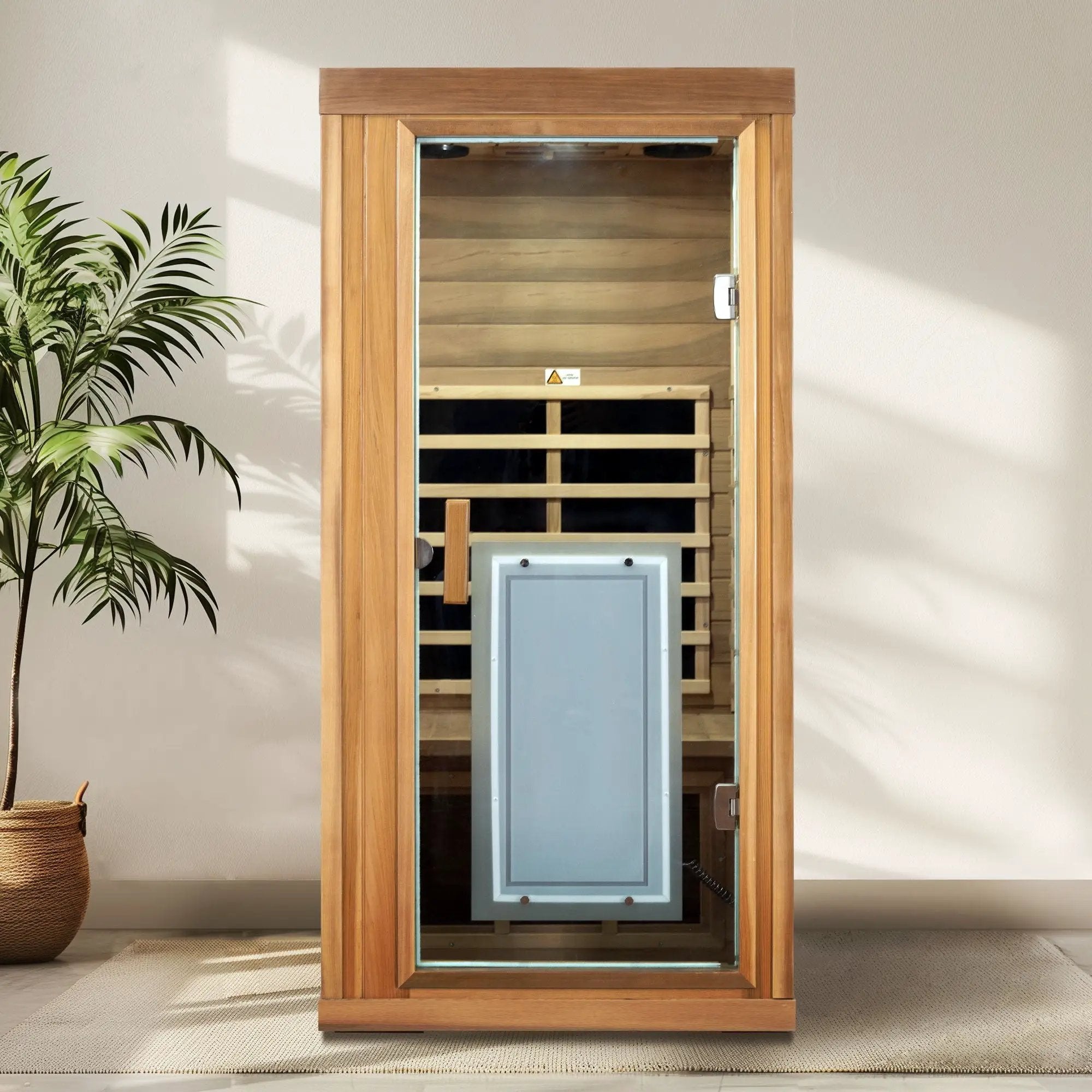 One Person Far Infrared Standard Indoor Sauna Room by HouseOfZazla