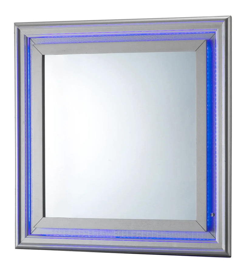Lorana - Elegant Transitional LED Mirror by Unique Piece Furniture