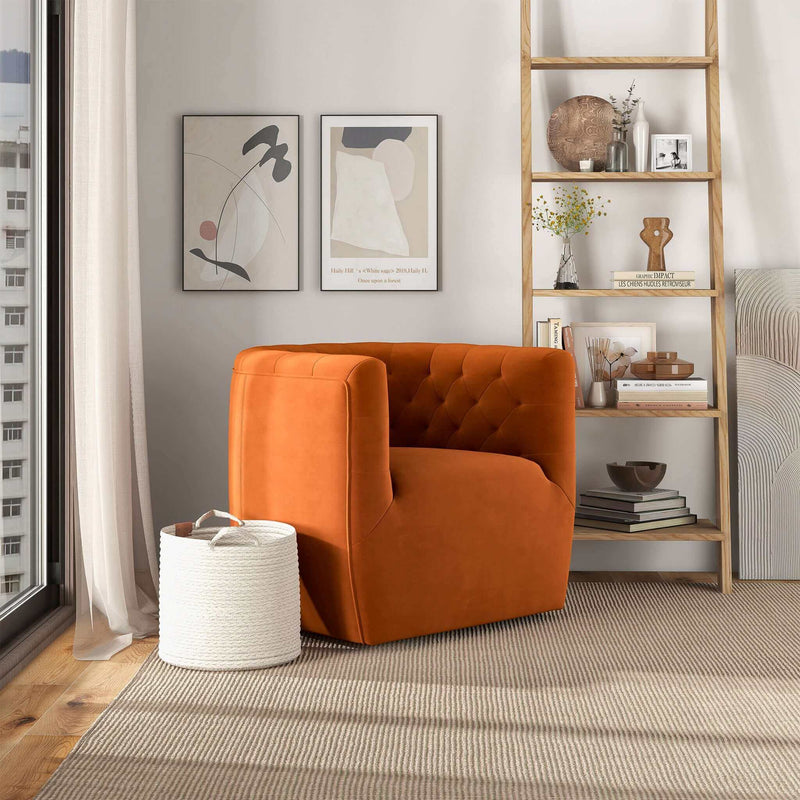 Delaney - Ergonomic Design Swivel Chair by HouseOfZazla