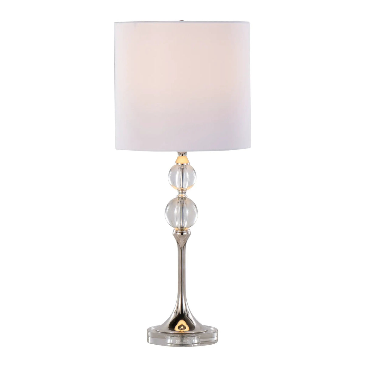 26" Contemporary Crystal Table Lamp by HouseOfZazla