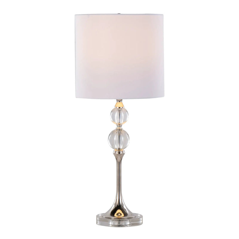 26" Contemporary Crystal Table Lamp by HouseOfZazla