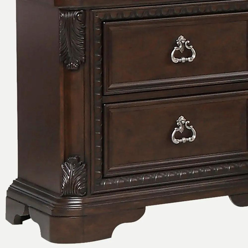 2 Drawer Nightstand - Mahogany by Unique Piece Furniture