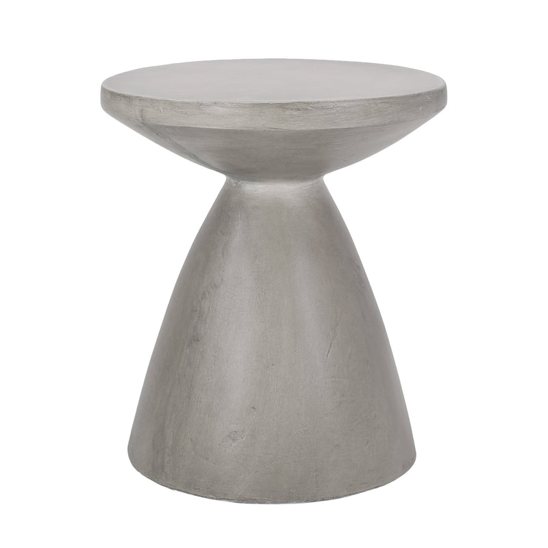 Outdoor Lightweight Concrete Side Table by HouseOfZazla