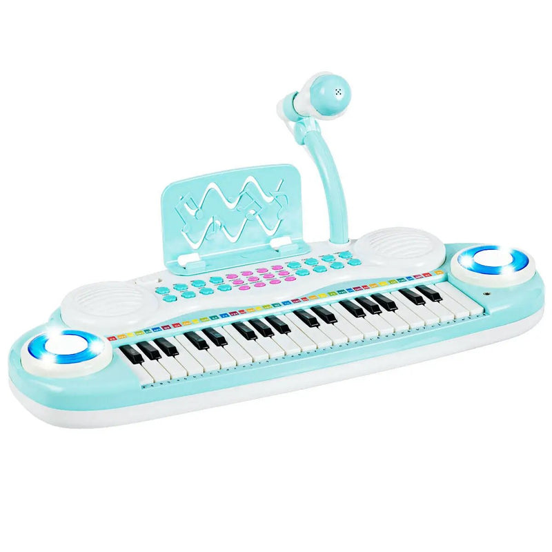 Multifunctional 37 Electric Keyboard Piano with Microphone by DirectDeals
