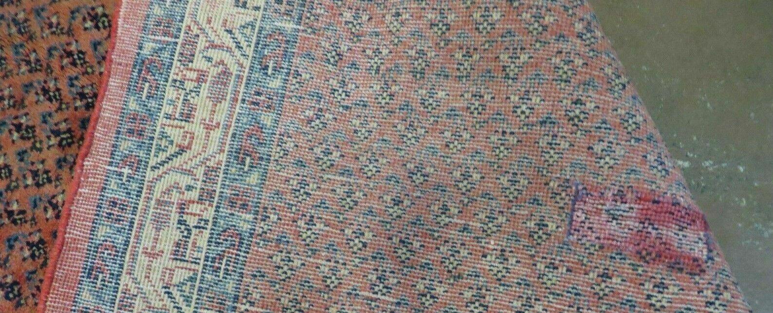 Antique Persian Seraband Runner 3.7 x 11 - Red, Wool, Mir Pattern by Jewel Rugs