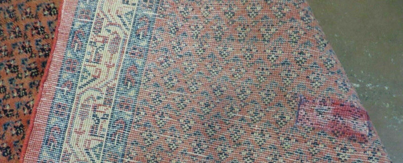 Antique Persian Seraband Runner 3.7 x 11 - Red, Wool, Mir Pattern by Jewel Rugs