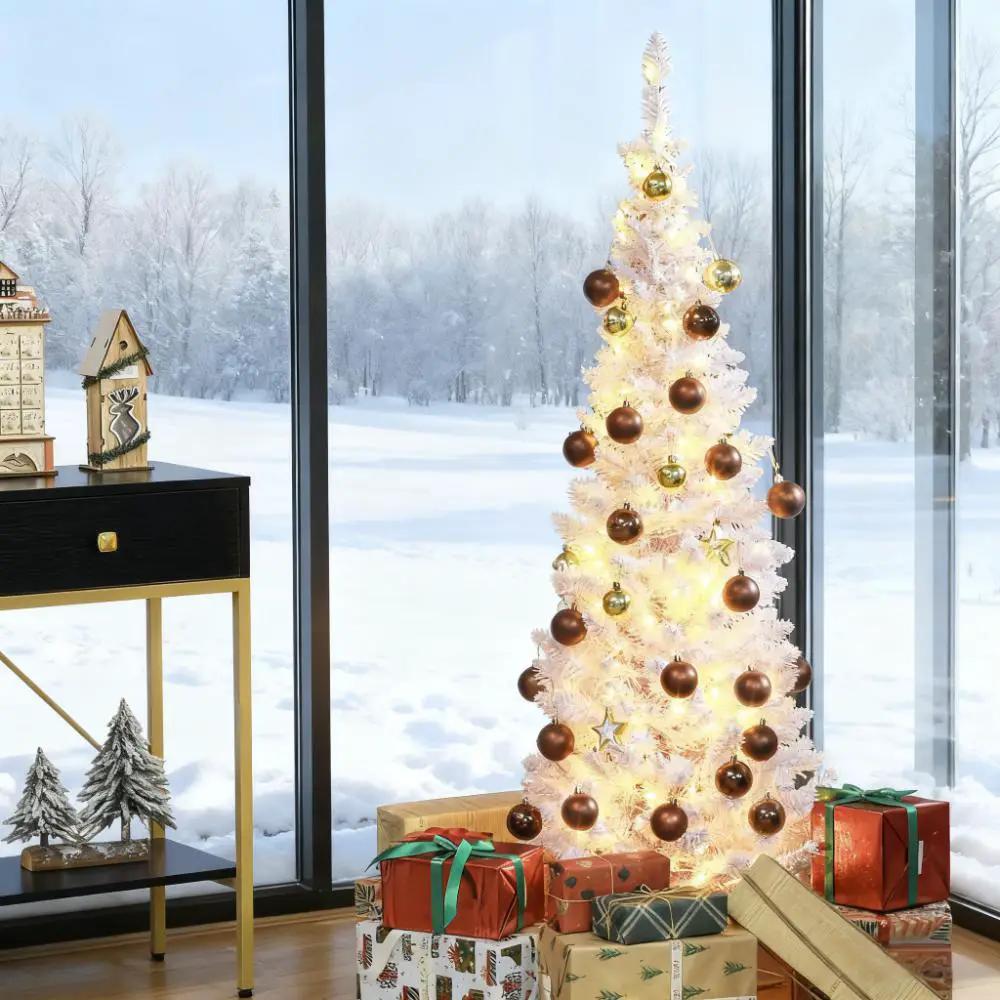 Pink 5ft Pencil Christmas Tree by HouseOfZazla