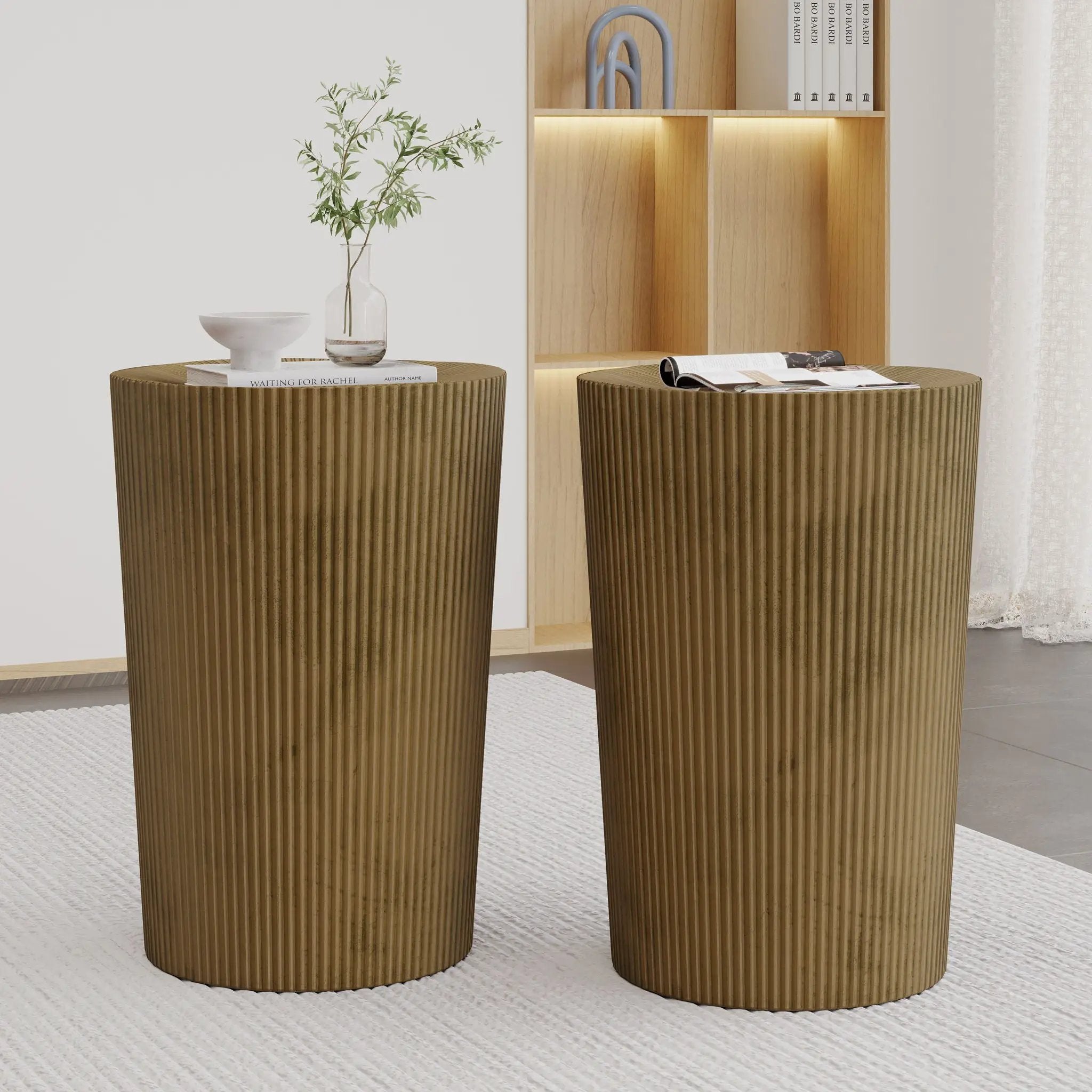 Langseth Iron Sunburst Side Table Modern Design by HouseOfZazla