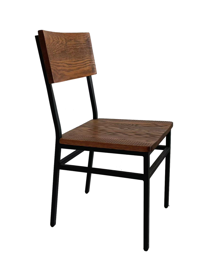 Set of 2 Assembled Commercial-Grade Farmhouse Style Dining Chairs by HouseOfZazla