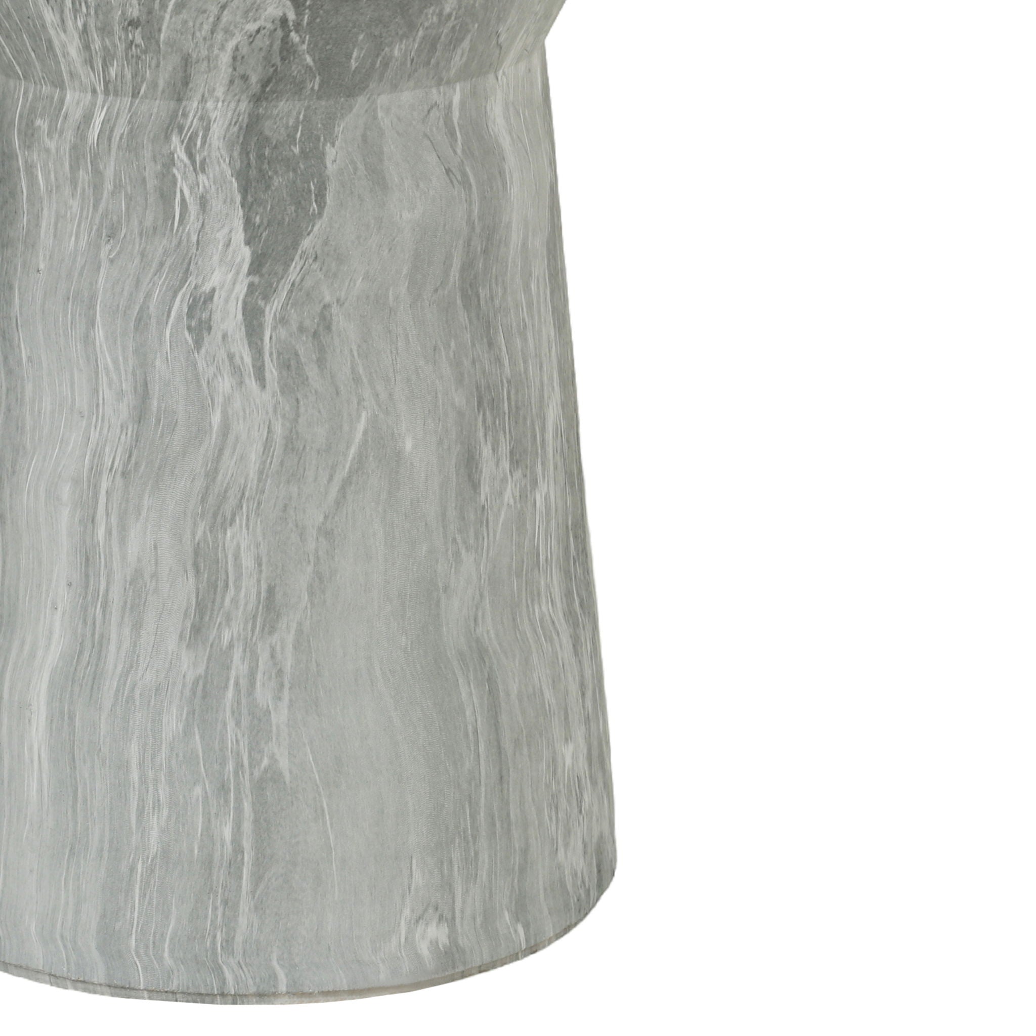 Round Outdoor End Table - Marble by HouseOfZazla