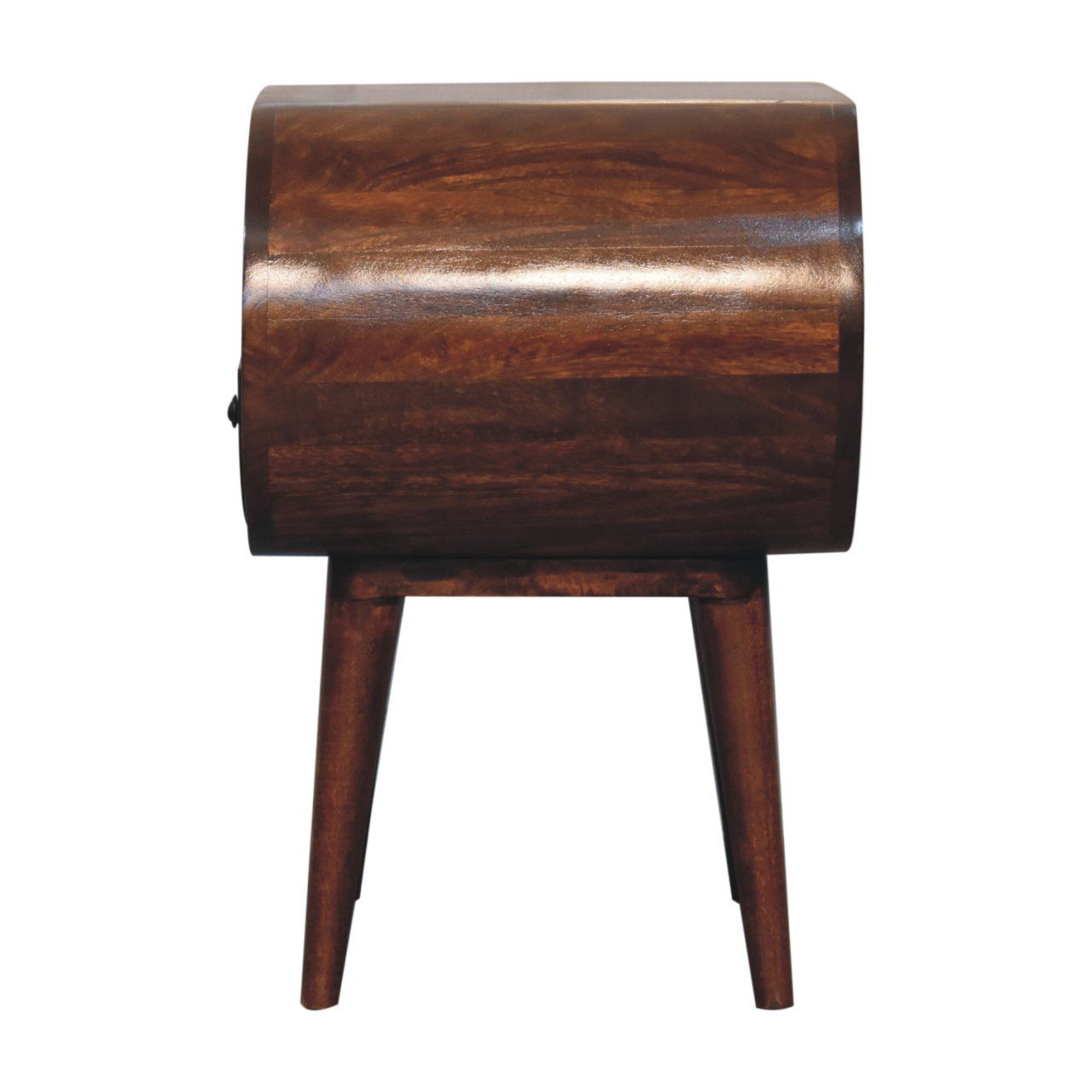 Large Chestnut Circular Bedside by HouseOfZazla