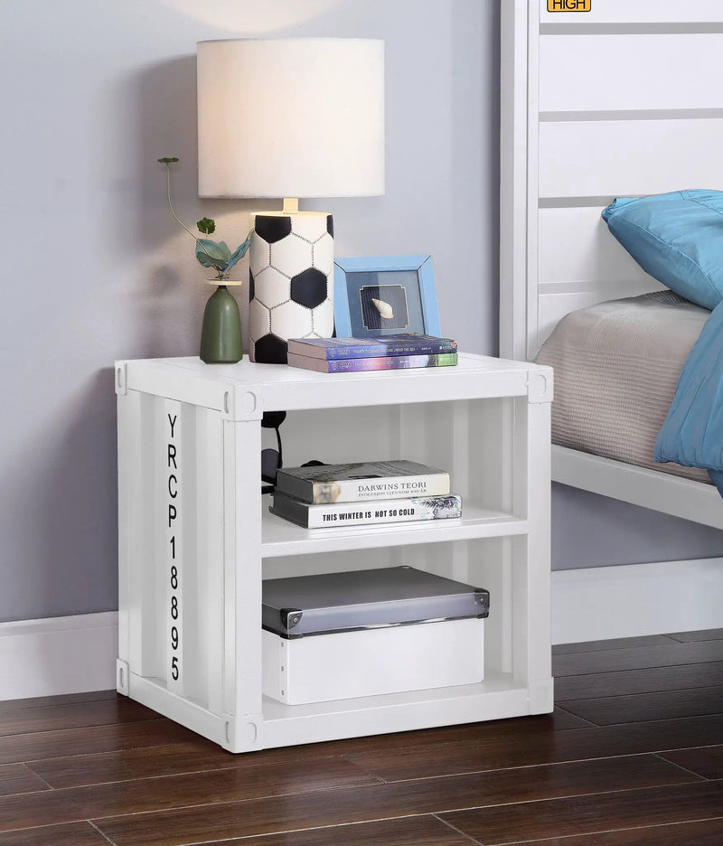 Cargo Nightstand With USB by HouseOfZazla