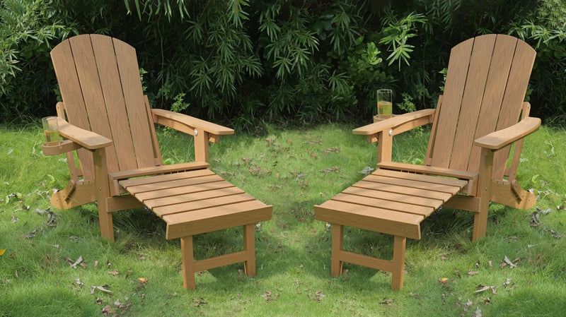 2-Piece All-Season Outdoor Lounge Chairs For Patio Leisure & Garden Relaxation Moments by HouseOfZazla