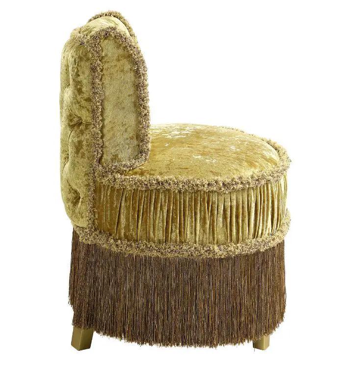 Bernadette - Vanity Stool - Gold by Unique Piece Furniture