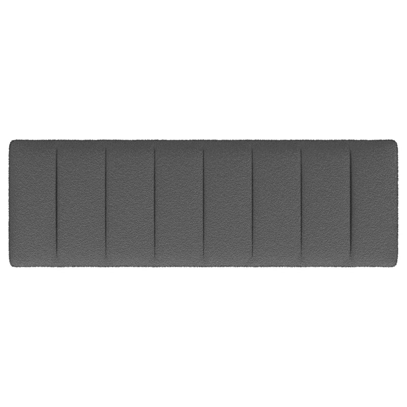 Mesa Boucle Upholstered Tufted Accent Bench Charcoal by Unique Piece Furniture