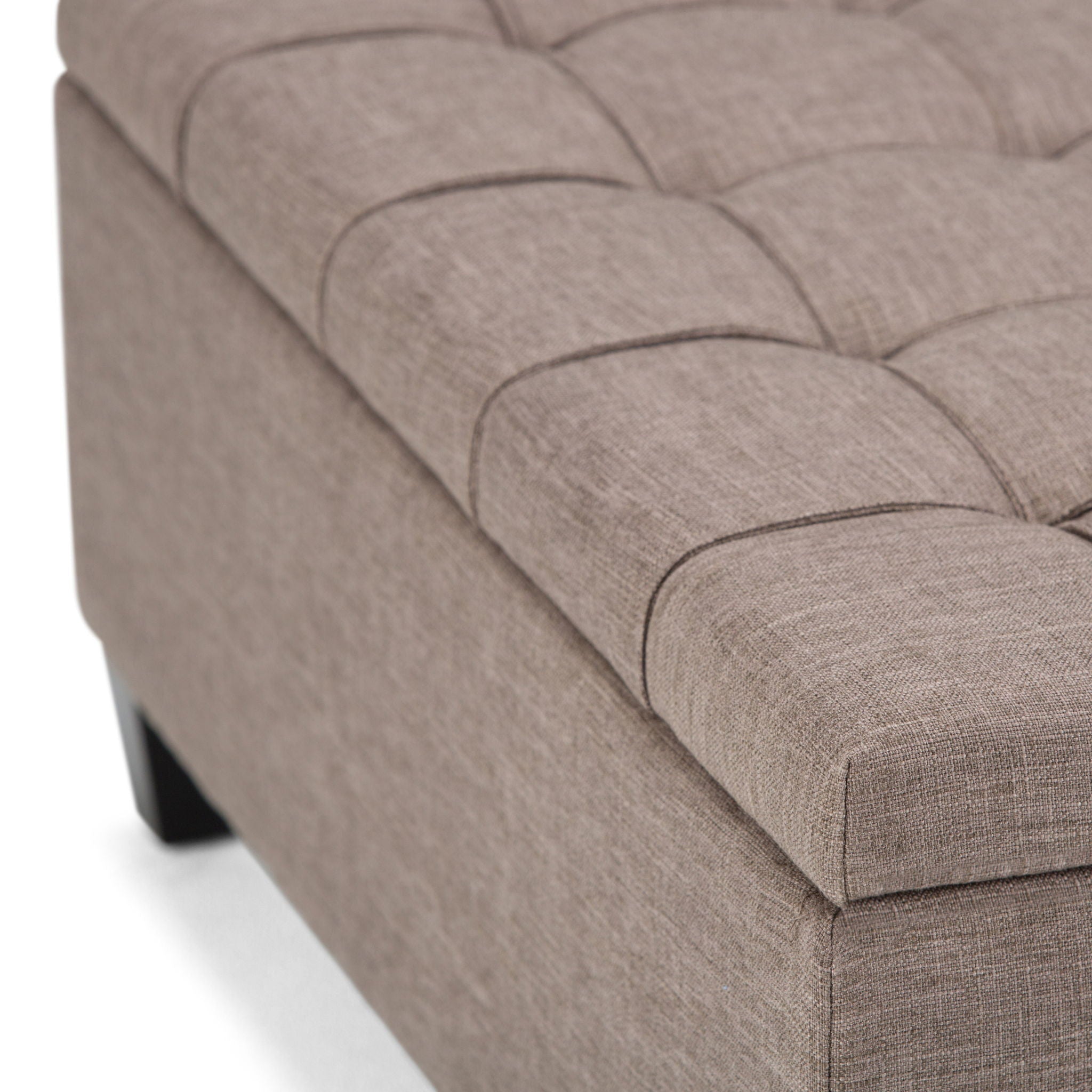 Harrison - Upholstered Coffee Table Storage Ottoman by HouseOfZazla