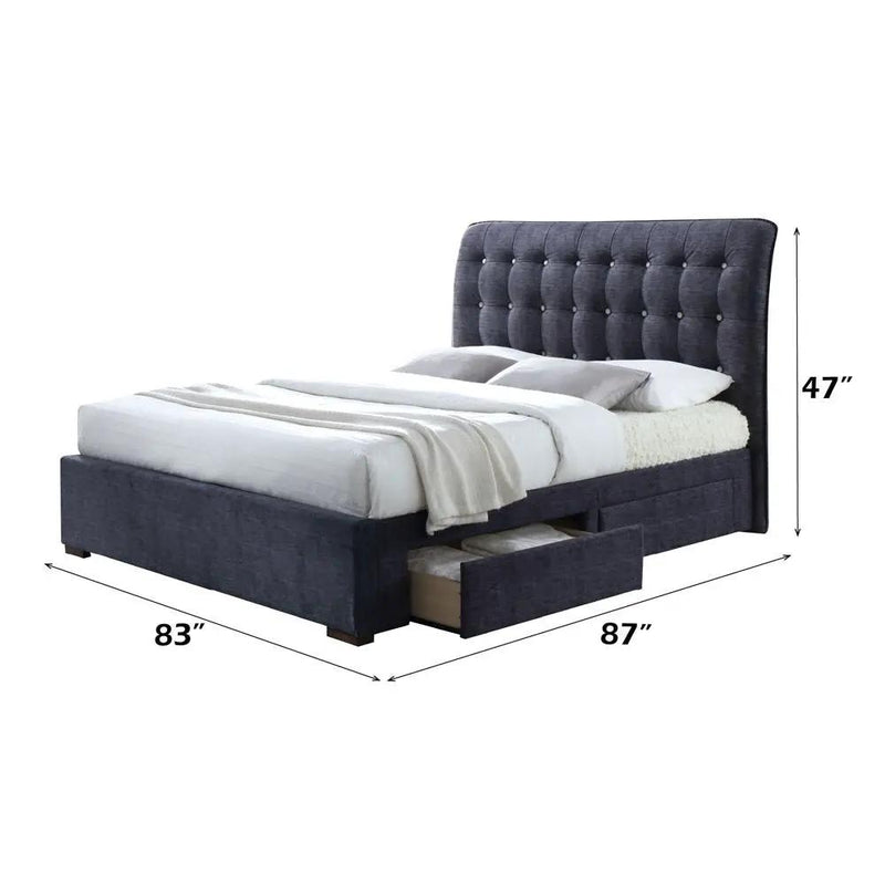 Drorit - Bed w/Storage by Unique Piece Furniture