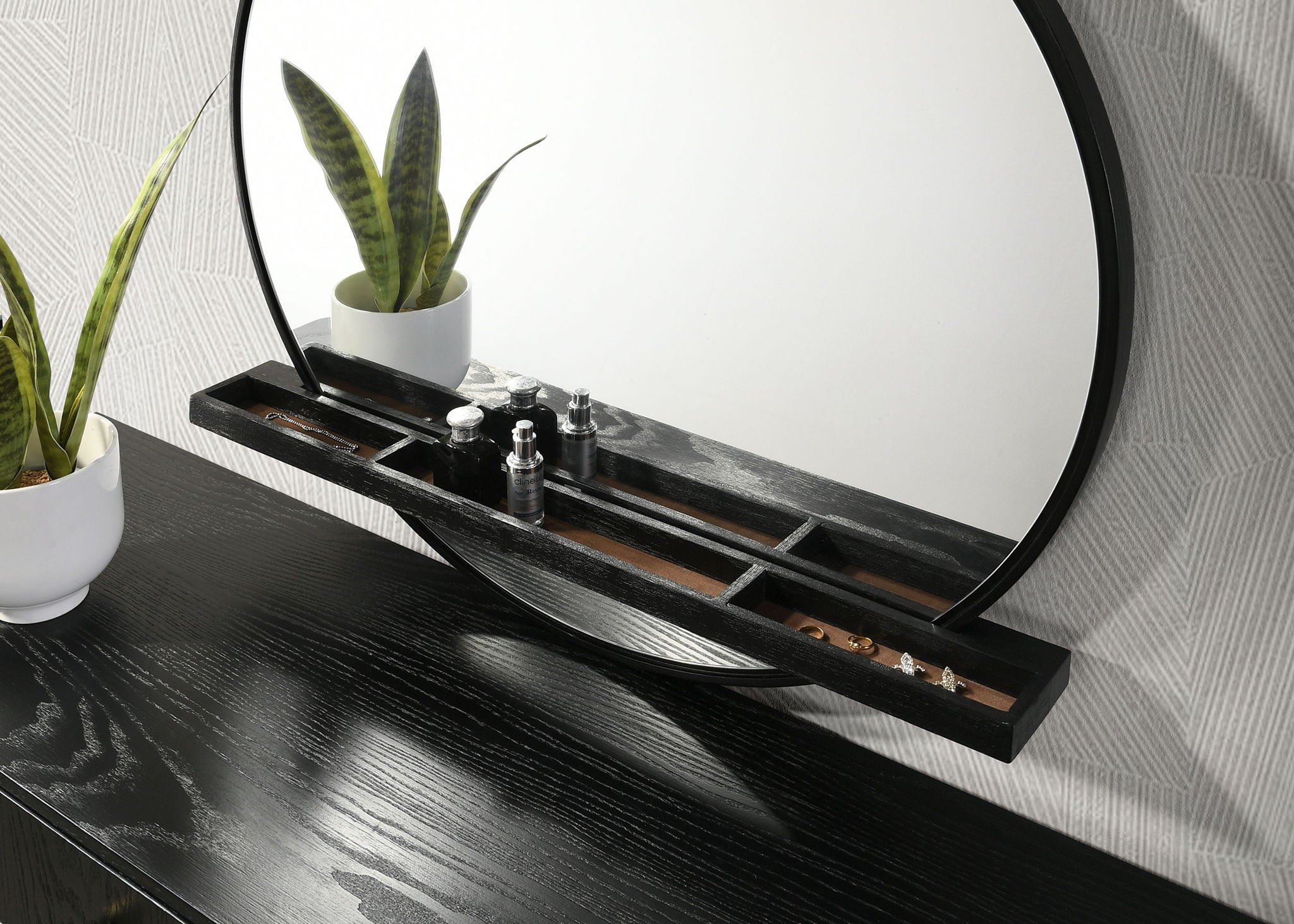 Arini Dresser Mirror Black by Unique Piece Furniture